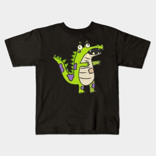 Crocodile animal motif alligator animal welfare for children Kids T-Shirt